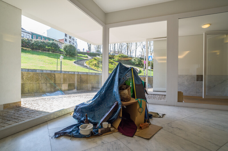 Installation view. Shelter Nr. 365, 2019, Creative (un)makings The Santo Tirso International Museum of Contemporary Sculpture, Portugal, 2020