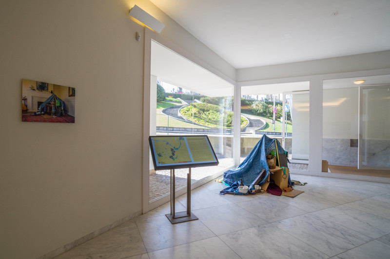 Installation view. Shelter Nr. 365, 2019, Creative (un)makings The Santo Tirso International Museum of Contemporary Sculpture, Portugal, 2020